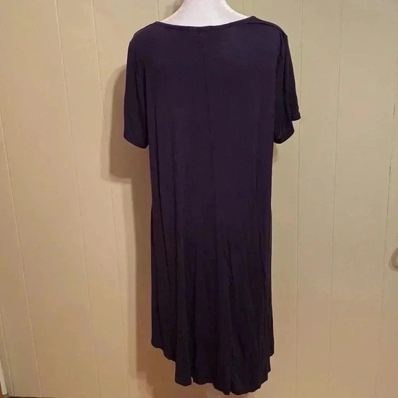 Belaroi Navy Blue 1X Short Sleeve Dress. - Picture 2 of 8